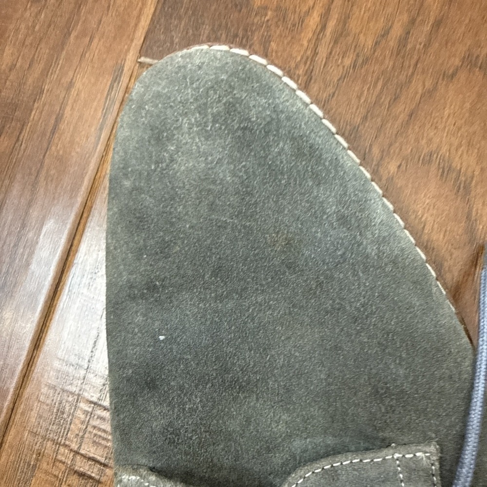 Ben Sherman Oxford Suede Leather Derby Dress Shoes‎ Mens 9 Gray Office Work Corp - Picture 8 of 9